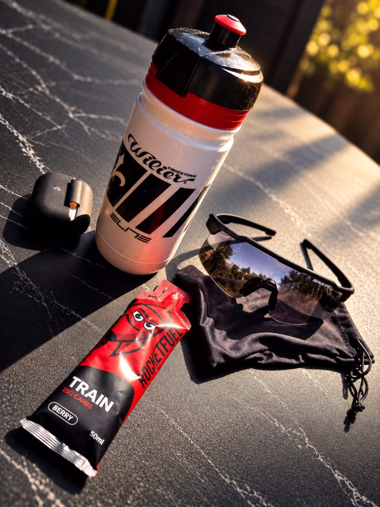 Cycling gear and nutrition during RedChurch Cycling training for 150 KM